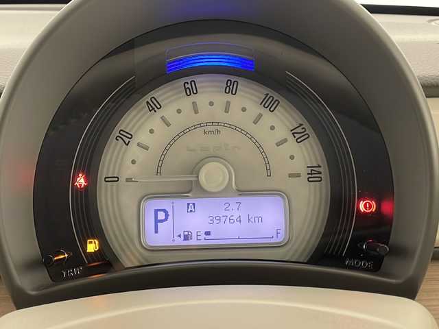 スズキ ラパン S 宮崎県 2016(平28)年 4万km シフォンアイボリーメタリック 禁煙車/衝突被害軽減ブレーキ/純正ナビTV/（CD/USB/AUX/Bluetooth/フルセグTV）/純正セキュリティアラーム/純正キセノンオートライト/純正フロアマット/全方位モニター/ドライブレコーダー/運転席シートヒーター/本革巻ハンドル/電動格納ミラー/スマートキー/プッシュエンジンスタート/スペアキー/新車時保証書/取扱い説明書