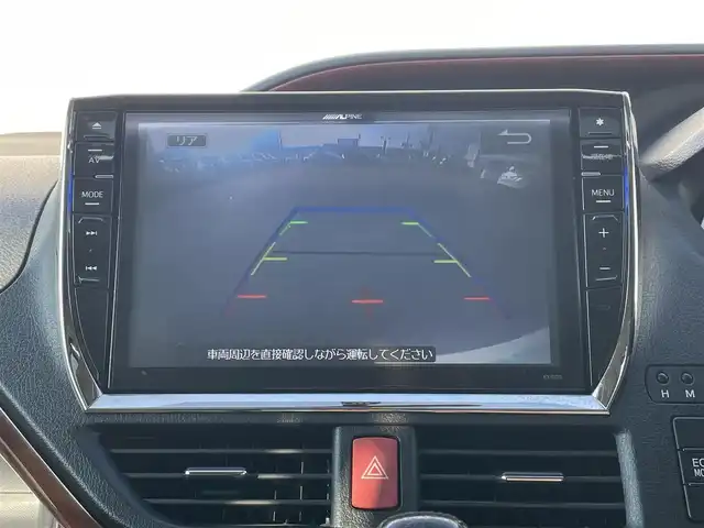 トヨタ ヴォクシー ZS 山口県 2014(平26)年 8.9万km ブラック Wサンルーフ/アルパイン10型SDナビ/・フルセグTV CD DVD BT/アルパイン11.4型/・フリップダウンモニター/両側パワースライドドア/LEDオートヘッドライト/フォグライト/スマートキー/ビルトインETC/ウッドコンビステアリング/コーナーセンサー/横滑り防止/リア窓ロールサンシェード/禁煙車