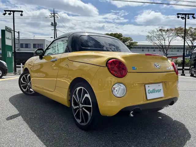 ダイハツ コペン セロS 愛知県 2023(令5)年 3.4万km ジョーヌイエロー ５速ミッション・ターボ車/ツートンカラー/純正ナビ／フルセグ／ＤＶＤ／ＣＤ／ＢＴ/社外ＥＴＣ/レカロスポーツシート/ビルシュタインサスペンション/モモステアリング/ＬＥＤヘットライト/電動オープン/プッシュエンジンスタート/シートヒーター/純正16インチアルミホイール/フロアマット/ドアバイザー