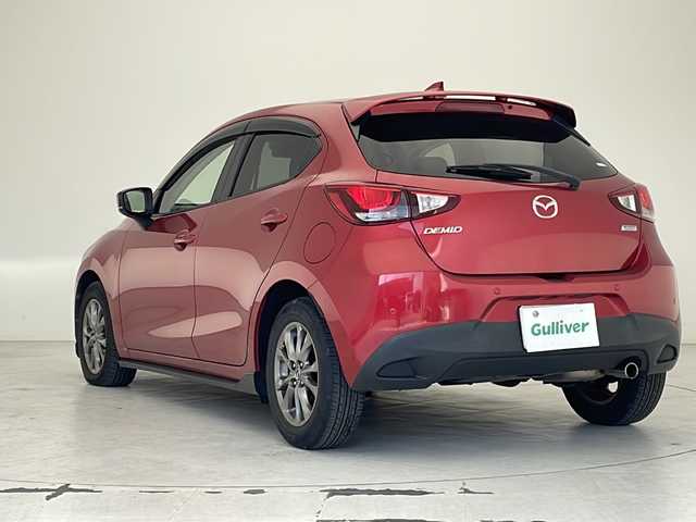 マツダ デミオ 13S ツーリング Lパッケージ 沖縄県 2017(平29)年 6.9万km ソウルレッドプレミアムメタリック 純正ナビ　　/　(フルセグＴＶ　Ｂｌｕｅｔｏｏｔｈ　ＣＤ／ＤＶＤ)/クルーズコントロール　/ハーフレザーシート　/シートヒーター　/ＬＥＤヘッドライト　/純正１５インチアルミホイール　/アイドリングストップ　/スマートキー/アイドリングストップ　/レーンキープアシスト/ETC