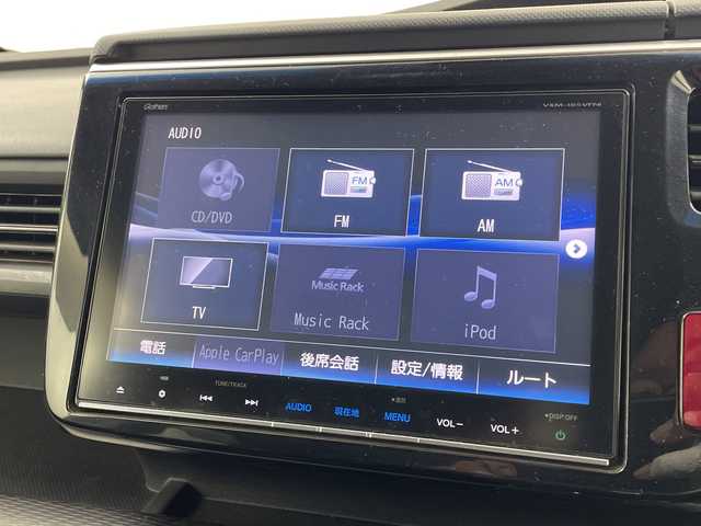 ホンダ ステップワゴン スパーダ クールスピリット 群馬県 2017(平29)年 7.1万km プレミアムスパークルブラックパール 純正９型インターナビ　後席１０型フリップダウンモニター　ＥＴＣ　全周囲モニター　フルセグテレビ　シートヒーター　パドルシフト　ステアリングスイッチ　ＬＥＤヘッドライト　バニティミラー　禁煙車