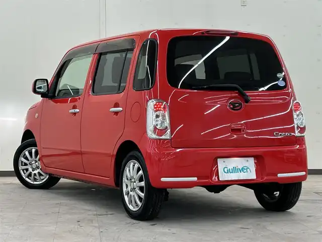 ダイハツ ミラ ココア X 道央・札幌 2016(平28)年 10.3万km シャイニングレッド ・4WD/・社外ナビ(DVD&CD&BT&フルセグ）/・電動格納ミラー/・ドアバイザー/・アイドリングストップ/・純正フロアマット/・ベンチシート/・社外アルミホイール/・キーレス/・ETC/・Wエアバッグ