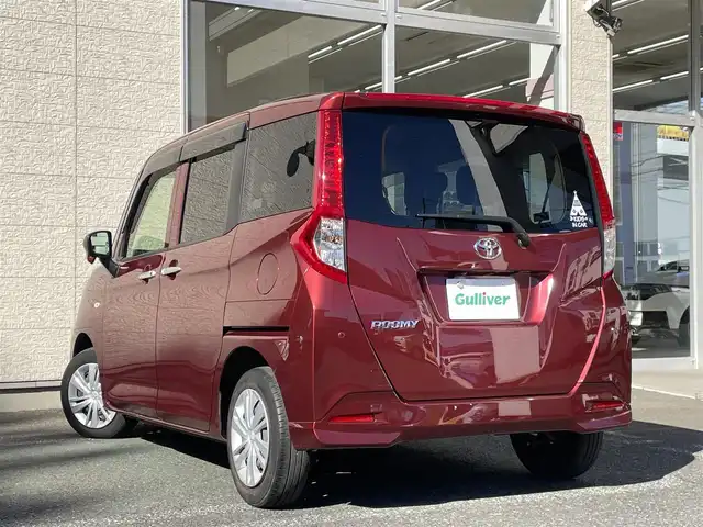 トヨタ ルーミー X 埼玉県 2023(令5)年 2.2万km ファイアークォーツレッドM /純正9型ディスプレイオーディオ//AppleCarPlay/AndridAuto//フルセグTV//バックカメラ//Bluetooth接続//片側パワースライドドア//前2席シートヒーター//ビルトインETC//スマートキーx2//LEDヘッドライト//衝突軽減ブレーキ//車線逸脱警報//横滑り防止装置//Wエアバッグ/ABS//ドライブレコーダー//オートライト//プライバシーガラス//ドアバイザー//新車時保証書//取扱説明書//オーディオ取説