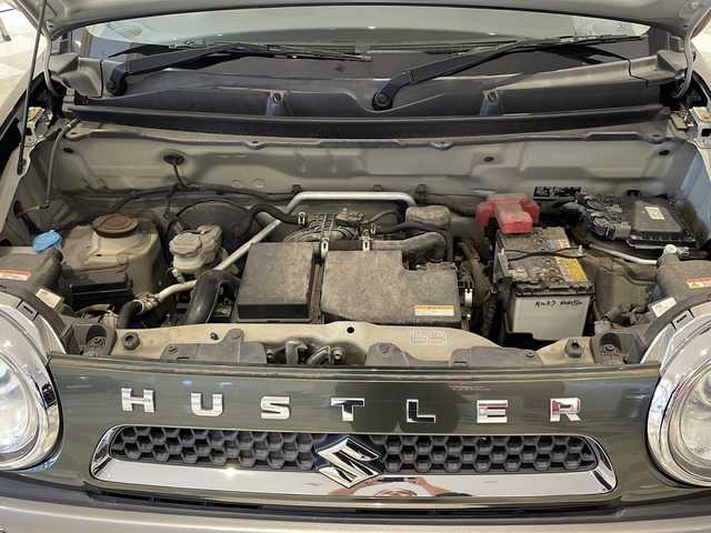 スズキ ハスラー Jスタイル 福井県 2015(平27)年 8.7万km クールカーキパールメタリック/ホワイト2トーンルーフ Panasonic7インチSDナビ/フルセグTV/DVD/CD/USB/AUX/レーダーブレーキサポート/シートヒーター/オートライト/HIDヘッドライト/フォグランプ/プッシュスタート/スマートキー×2/純正フロアマット/盗難防止装置/アイドリングストップ/純正ドアバイザー