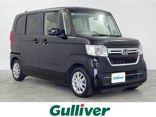 ホンダ Ｎ ＢＯＸ L 鹿児島県 2023(令5)年 2.4万km クリスタルブラックパール ワンオーナー/純正ディスプレイオーディオ/フルセグ/CD/DVD/Bluetoothオーディオ/レーダークルーズコントロール/ホンダセンシング/電動パーキンク/オートホールド/片側パワースライドドア/シートバックテーブル/ステアリングスイッチ/ルーフコンソール/シートヒーター/オートライト/ETC/フロアマット/スペアキー