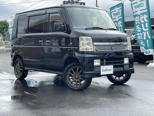 スズキ エブリィ ワゴン PZターボ スペシャル 愛知県 2007(平19)年 6.7万km ブルーイッシュブラックパール3 両側パワスラ/デジタルインナーミラー(ドラレコ内臓)/AUTOステップ/シートカバー/フォグライト/D席シートヒーター/ターボ/社外ナビ(フルセグテレビ/Bluetooth)/ABS/社外フロアマット