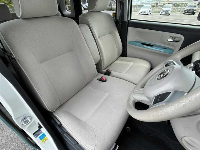 ダイハツ ムーヴ キャンバス X LTD メイクアッフ SA Ⅱ 愛媛県 2017(平29)年 4.6万km パールホワイトⅢ/ファインミントメタリック 2トーン 両側パワースライドドア/フルセグTV/ベンチシート/オートライト/コーナーセンサー後ろ/ETC/Bカメラ/純正フロアマット/ドラレコ前方のみ/横滑り防止装置/スマートキー/プッシュスタート/衝突被害軽減システム/アイドリングストップ