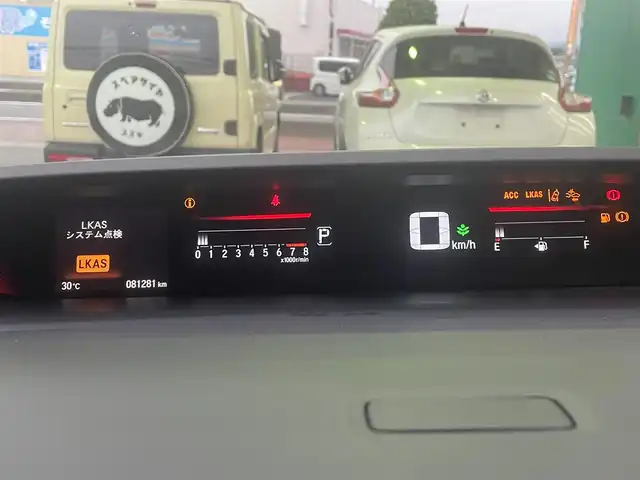 ホンダ ステップワゴン スパーダ クルスピセンシング 群馬県 2018(平30)年 8.2万km プレミアムスパークルブラックパール 社外メモリナビ（CD、DVD、Bluetooth）/ビルトインETC/Wパワースライドドア/レーダークルーズコントロール/パドルシフト/ウィンカーミラー/LEDライト/革巻きステアリング/スマートキー/電動格納ミラー