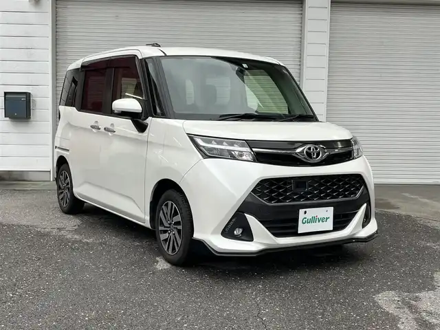トヨタ タンク カスタムG S 高知県 2018(平30)年 4.3万km パールホワイトⅢ 純正ナビ/　Bluetooth/フルセグ/　CD/DVD/AM/FM/バックカメラ/両側パワースライドドア/ビルトインETC/クルーズコントロール/アイドリングストップ/プッシュスタート/スマートキー/スペアキー/LEDヘッドライト/コーナーセンサー/オートライト/純正フロアマット/純正14インチアルミホイール/シートヒーター/衝突被害軽減システム/盗難防止装置