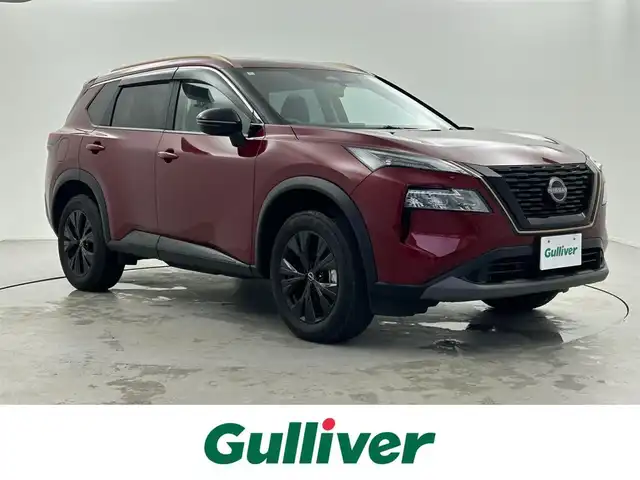 日産 エクストレイル X e－4ORCE 90周年記念車 福井県 2024(令6)年 0.5万km 赤 純正１２．３インチナビ　/(Bluetooth/フルセグTV/CarPlay/USB接続）/アラウンドビューモニター　/プロパイロット　/衝突軽減ブレーキ　/ビルトインＥＴＣ２．０　/シートヒーター　/１００Ｖ電源　/ＬＥＤヘッドライト　/パワーバックドア　/ブラインドスポットモニター/パワーシート/オートブレーキホールド機能/コーナーセンサー/ルーフレール