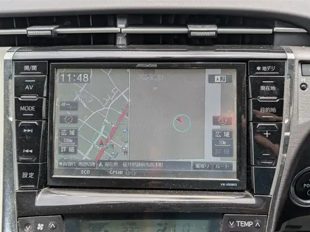 トヨタ プリウス G ツーリングセレクション 福井県 2009(平21)年 11.8万km シルバーM バックカメラ/ビルトインＥＴＣ/LEDヘッドライト/Fフォグ/クルーズコントロール/前後ドライブレコーダー/純正8インチメモリナビ（CD/DVD/BT/iPod）/フルセグテレビ/横滑り防止装置/盗難防止装置/ダブル＋サイドエアバッグ/カーテンエアバッグ/アイドリングストップ/純正フロアマット/スマートキー