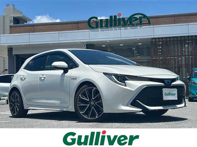 トヨタ カローラ スポーツ ハイブリッドG Z 沖縄県 2020(令2)年 2.2万km ホワイトパールクリスタルシャイン 純正ディスプレイオーディオ/Ｂｌｕｅｔｏｏｔｈ/バックカメラ/ビルトインＥＴＣ/ウィンカーミラー　/ＬＥＤヘッドライト/フォグライト/ステアリングスイッチ/プッシュスタート/スマートキー