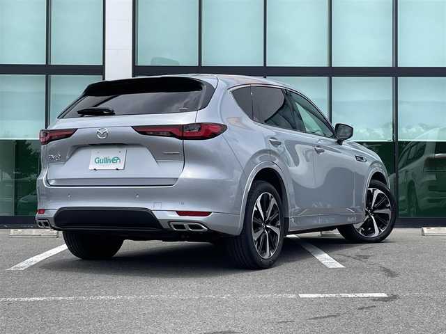 マツダ ＣＸ－６０ XD HV エクスクルーシブモダン 和歌山県 2022(令4)年 1万km ソニックシルバーM 純正マツコネナビ/360度ビューカメラ/革巻きステアリング/ステアリングヒーター/ヘッドアップディスプレイ/BSM/LEDヘッドライト/ホワイトレザーシート/全席シートヒーター/前席ベンチレーション/パワーバックドア/BOSEサウンド/HDMI/レーダークルーズコントロール/置くだけ充電/電子式パーキング/パワーメモリーシート