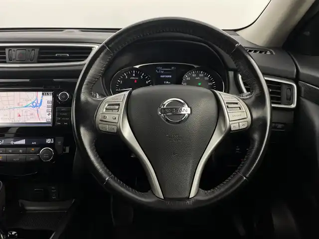 日産 エクストレイル ハイブリッド 20X エマージェンシーブレーキ 新潟県 2017(平29)年 10.7万km チタニウムカーキ 4WD/純正ナビ/　　フルセグ/CD/AUX/FM/AM/アラウンドビューモニター/パワーバックドア/クルーズコントロール/シートヒーター/LEDオートライト/ステアリングスイッチ/コーナーセンサー/スマートキー