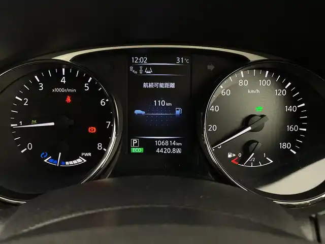 日産 エクストレイル ハイブリッド 20X エマージェンシーブレーキ 新潟県 2017(平29)年 10.7万km チタニウムカーキ 4WD/純正ナビ/　　フルセグ/CD/AUX/FM/AM/アラウンドビューモニター/パワーバックドア/クルーズコントロール/シートヒーター/LEDオートライト/ステアリングスイッチ/コーナーセンサー/スマートキー