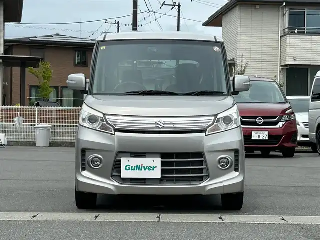 スズキ スペーシア カスタム TS 静岡県 2013(平25)年 8.7万km スチールシルバーM 社外ＳＤナビ（CD、ワンセグTV、DVD、SDミュージックサーバー、AUX）/バックカメラ/前方ドライブレコーダー/両側パワースライドドア/純正アルミホイール/純正フロアマット/スマートキー/プッシュスタート/オートライト/ベンチシート/オートエアコン/保証書/取扱説明書/記録簿/パワーウインドウ/パワーステアリング/ABS/盗難防止装置/キセノンヘッドライト/ダブルエアバッグ/ハーフレザーシートカバー/フォグランプ