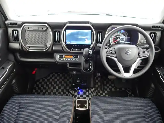 スズキ ハスラー Jスタイル Ⅱ ターボ 静岡県 2022(令4)年 3.7万km アーバンブラウンパールメタリック/ソフトベージュ2トーン ワンオーナー／禁煙車/車検R9年7月19日/セーフティサポート/　・デュアルカメラブレーキサポート/　・誤発進抑制機能/　・車線逸脱抑制機能/　・車線逸脱警報機能/　・ふらつき警報機能/　・先行車発進お知らせ機能/　・アダプティブクルーズコントロール/　・ハイビームアシスト/　・標識認識機能/　・後退時ブレーキサポート/　・後方誤発進抑制機能/全方位モニター付メモリーナビ/　CD/DVD/BT/USB/フルセグTV/スマートフォンリンク/全方位カメラ/ETC/社外前後ドライブレコーダー付デジタルインナーミラー/ステアリングリモコン/パドルシフト/スマートキー／プッシュスタート/リア3面スモーク施工/LEDヘッドライト／オートライト/社外フロアマット/取扱説明書／保証書