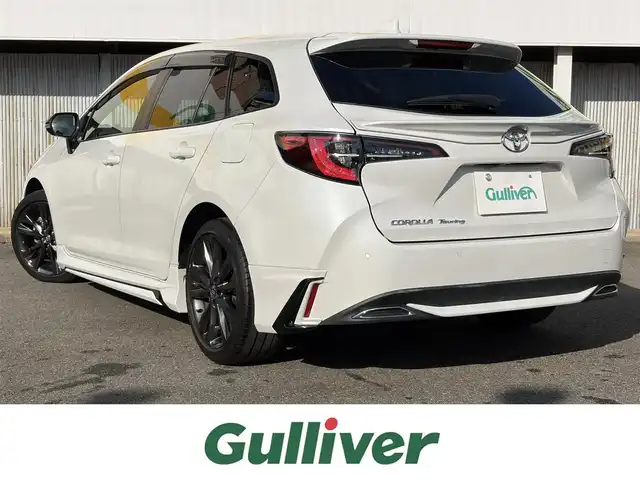 トヨタ カローラツーリング ダブルバイビー 三重県 2021(令3)年 4.6万km プラチナホワイトパールマイカ モデリスタ/　・フロント/　・サイド/　・リアアンダー/トヨタセーフティセンス/　・プリクラッシュセーフティ/　・レーントレーシングアシスト/　・ブラインドスポットモニター/　・クリアランスソナー/　・レーダークルーズコントロール/　・リアクロストラフィックアラート/　・パーキングサポートブレーキ/　・ロードサインアシスト/　・オートハイビーム/純正ナビ/　・AppleCarPlay/　・AndroidAuto/　・Bluetooth/　・フルセグTV/　・ミラキャスト/　・DVD/CD再生/　・USB/純正デジタルインナーミラー/バックガイドカメラ/スポーツモード/プッシュスタート/ハーフレザーシート/D/N席シートヒーター/革巻きステアリング/ステアリングヒーター/ステアリングスイッチ/LEDヘッドライト/LEDフォグライト/オートライト/オートリトラクタブルミラー/ウィンカーミラー/ビルトインETC2.0/ドライブレコーダー前後/後部座席充電用USBポートx２/スペアタイヤ/プライバシーガラス/ドアバイザー/ルーフアンテナ/純正フロアマット/横滑り防止機能/サイド/カーテン/ニーエアバック