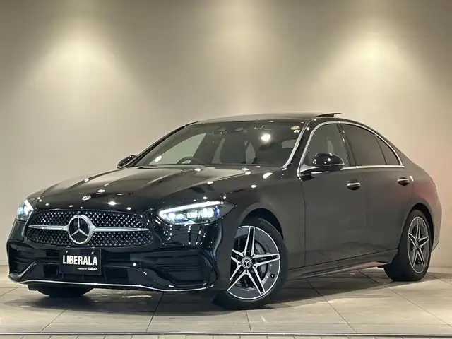 メルセデス・ベンツ Ｍ・ベンツ Ｃ２２０ｄ アバンギャルド　AMGライン 愛知県 2022(令4)年 1.4万km オブシディアンブラック パノラミックスライディングルーフ/ヘッドアップディスプレイ/ブルメスターサウンド/３６０°カメラ/シートヒーター/レーダーセーフティパッケージ/HDDナビ/フルセグテレビ/アイドリングストップ/プッシュスタート/パワーバックドア/ETC/BSM