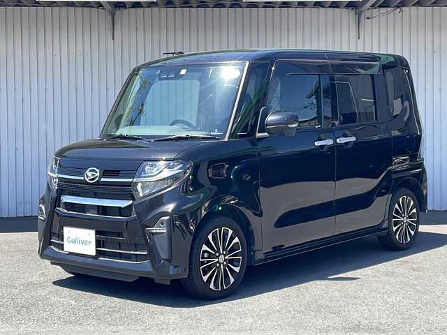 ダイハツ タント カスタム RS 長野県 2019(令1)年 6.2万km ブラックマイカメタリック ４WD・ターボ/ワンオーナー/メモリナビフルセグTV/バックカメラ/ETC/両側パワースライドドア/ハーフレザーシート/シートヒーター /前後コーナーセンサー/運転席ロングスライド/スマートキー /保証書・取説
