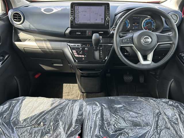 日産 デイズ ハイウェイスターX 福岡県 2019(令1)年 1.5万km スパークリングレッドM 純正9インチSDナビ/【AM/FM/CD/DVD/Bluetooth/フルセグTV】/バックカメラ/ETC2.0/純正前方ドライブレコーダー/【ナビ連動型DJ4-D】/セーフティシールド運転支援機能/・エマージェンシーブレーキ/・車線逸脱警報/ステアリングスイッチ/オートライト/オートライトレベリング/純正フロアマット/純正14インチAW/横滑り防止装置/盗難防止装置/保証書/ナビ取扱説明書