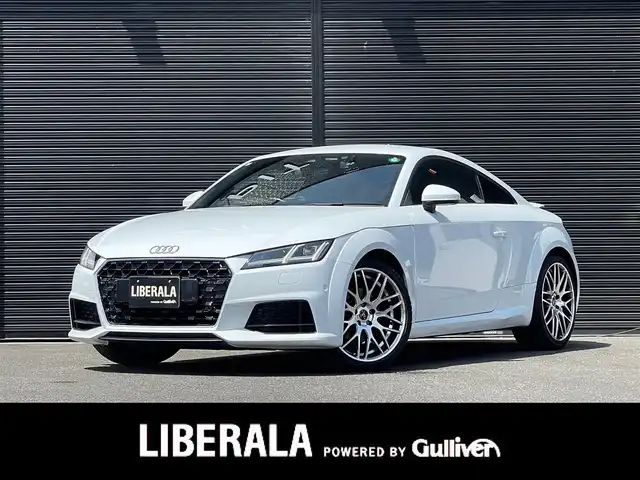 アウディ ＴＴクーペ 1．8TFSI 1st E 山梨県 2017(平29)年 6.4万km グレイシアホワイトメタリック マトリクスLEDヘッドライト/REMUSマフラー/WORK19インチAW/後期グリル/純正MMIナビ/バックカメラ/フルセグTV/バーチャルコックピット/クルコン/サイドアシスト/レーンキープ/ETC