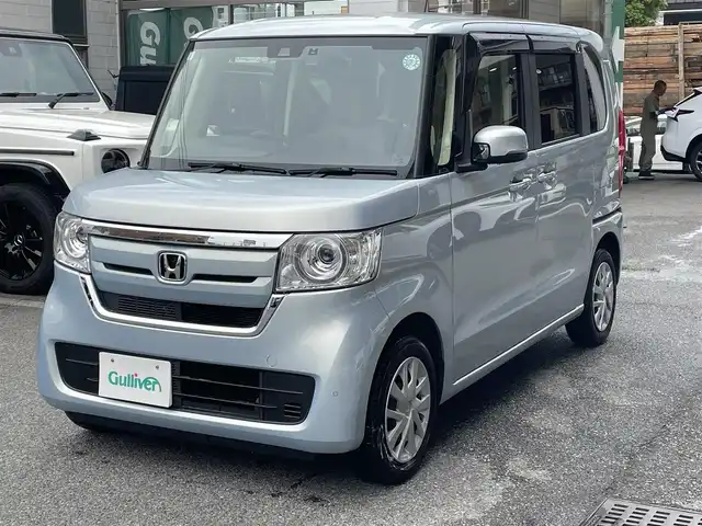 ホンダ Ｎ ＢＯＸ G ホンダセンシング 大阪府 2019(令1)年 1.9万km モーニングミストブルーM ホンダセンシング/衝突ブレーキ/レーンアシスト /前後誤発進抑制/先行者発進装置/アクティブクルコン /標識認識装置/オートハイビーム/コーナーセンサー/純正ナビ/Bluetooth・CD・AM/FM/バックカメラ/サイド・カーテンエアバック/ナビ装着用SPパッケージ＋ETC連動/F席シートヒーター /フルLEDヘッドライト/４WD/保証書/取扱説明書/ワンオーナー