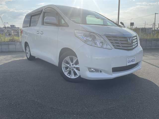 トヨタ アルファード 350X 大阪府 2010(平22)年 2.2万km ホワイトパールクリスタルシャイン (株)IDOMが運営する【じしゃロン堺店】の自社ローン専用車両になります。/こちらは現金またはオートローンご利用時の価格です。自社ローンご希望の方は別途その旨お申付け下さい