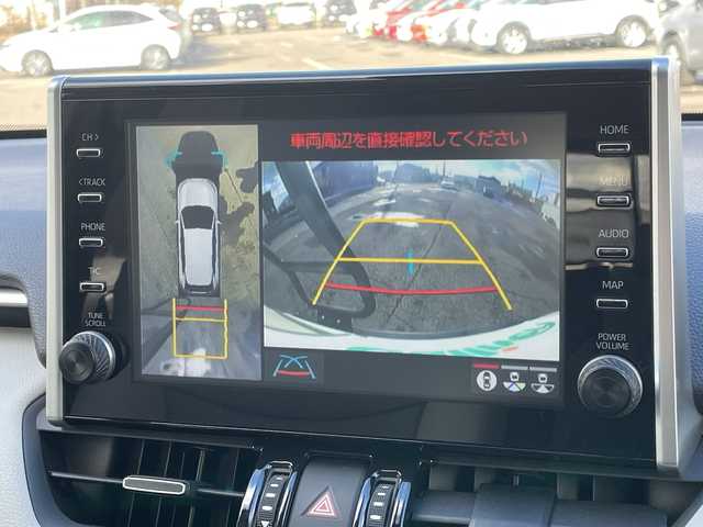 トヨタ ＲＡＶ４ ハイブリットG 道央・札幌 2021(令3)年 3.9万km ホワイトパールクリスタルシャイン ４ＷＤ/ワンオーナー/サンルーフ/純正ナビ/パノラミックビューモニター/ワイパーデアイサー/革巻きステアリング/ステアリングスイッチ/レーダークルーズコントロール/ＬＥＤ/フォグ／リアフォグランプ/オートライト/オートハイビーム/ウィンカーミラー/運転席パワーシート/前席シートヒーター/プリクラッシュセーフティ/レーンキープアシスト/ブラインドスポットモニタリング/リアクロストラフィックアラート/パーキングサポートブレーキ/ロードサインアシスト/コーナーセンサー/横滑り防止装置/バグガード/バンパーガード/社外ステップ/ＴＲＤマフラー/ＴＲＤマッドフラップ/ラダー/ルーフキャリア/プッシュスタート/純正ドアバイザー/ニーエアバッグ/純正エンジンスターター