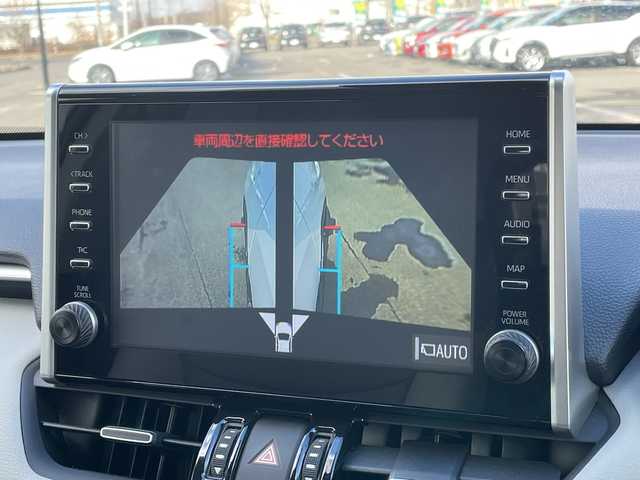 トヨタ ＲＡＶ４ ハイブリットG 道央・札幌 2021(令3)年 3.9万km ホワイトパールクリスタルシャイン ４ＷＤ/ワンオーナー/サンルーフ/純正ナビ/パノラミックビューモニター/ワイパーデアイサー/革巻きステアリング/ステアリングスイッチ/レーダークルーズコントロール/ＬＥＤ/フォグ／リアフォグランプ/オートライト/オートハイビーム/ウィンカーミラー/運転席パワーシート/前席シートヒーター/プリクラッシュセーフティ/レーンキープアシスト/ブラインドスポットモニタリング/リアクロストラフィックアラート/パーキングサポートブレーキ/ロードサインアシスト/コーナーセンサー/横滑り防止装置/バグガード/バンパーガード/社外ステップ/ＴＲＤマフラー/ＴＲＤマッドフラップ/ラダー/ルーフキャリア/プッシュスタート/純正ドアバイザー/ニーエアバッグ/純正エンジンスターター