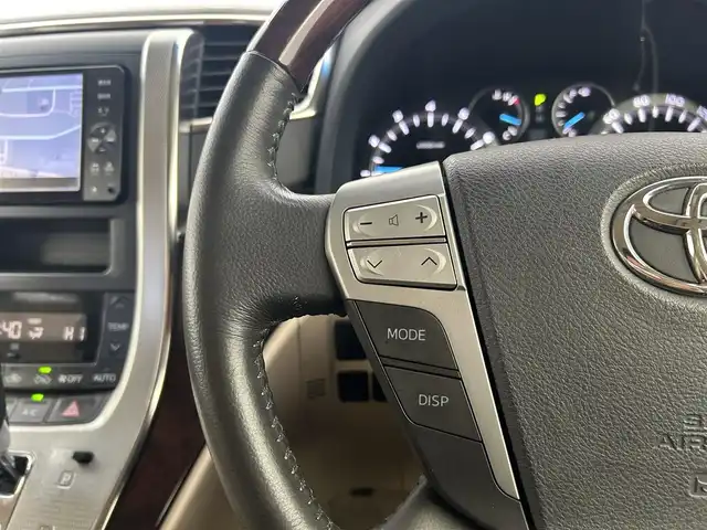 トヨタ アルファード 240G 千葉県 2012(平24)年 8.5万km シルバーM 純正ナビ/・NSZT-W61G/・CD/DVD/BT/AUX/フルセグ/両側パワースライドドア/クルーズコントロール/バックカメラ/HIDヘッドライト/オートライト/フォグライト/バックドアイージークローザー/パワーシート/ビルトインETC/スマートキー/スペアキー/純正17インチアルミホイール/防眩式ルームミラー