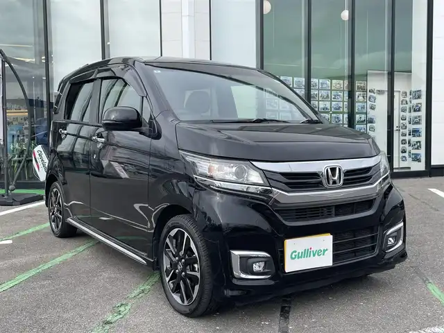 ホンダ Ｎ ＷＧＮ カスタムGターボSSパッケージⅡ 長崎県 2019(平31)年 3.2万km クリスタルブラックパール 純正ナビ/（CD・ワンセグ・BT・SD・AMFM）/CTBA/パドルシフト/バックカメラ/ハーフレザーシート/スマートキー/ワンオーナー/前席シートヒーター/クルーズコントロール/ビルトインETC/LEDヘッドライト/オートライト/ドライブレコーダー/スマートキー/ステアリングスイッチ