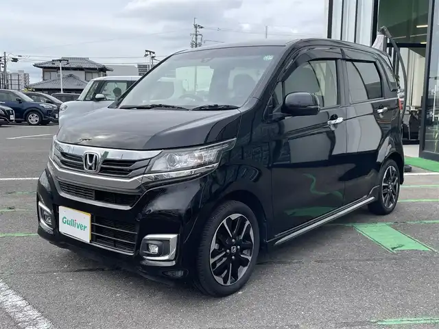 ホンダ Ｎ ＷＧＮ カスタムGターボSSパッケージⅡ 長崎県 2019(平31)年 3.2万km クリスタルブラックパール 純正ナビ/（CD・ワンセグ・BT・SD・AMFM）/CTBA/パドルシフト/バックカメラ/ハーフレザーシート/スマートキー/ワンオーナー/前席シートヒーター/クルーズコントロール/ビルトインETC/LEDヘッドライト/オートライト/ドライブレコーダー/スマートキー/ステアリングスイッチ