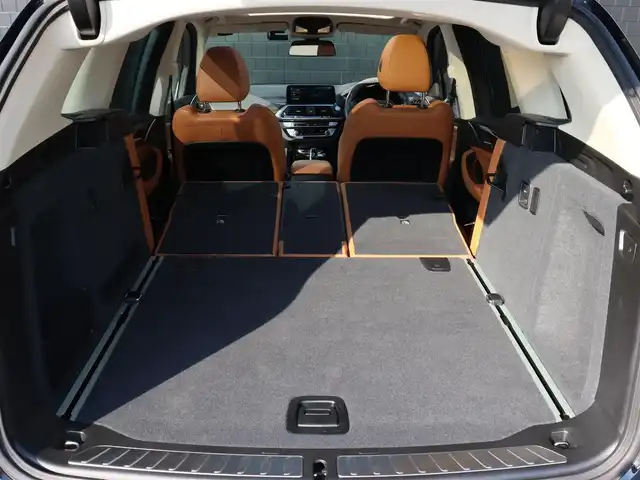 ＢＭＷ Ｘ３ xDrive20i Xライン 宮城県 2021(令3)年 3.2万km サファイアブラックP セレクトパッケージ/レザーパッケージ/パノラマサンルーフ/アクティブクルーズコントロール/パーキングアシスト/HDD純正ナビＴＶ/全方位カメラ/パワーシート/全席シートヒーター/LEDヘッドライト/パワーバックドア/コンフォートアクセス/前後ドライブレコーダー/ETC