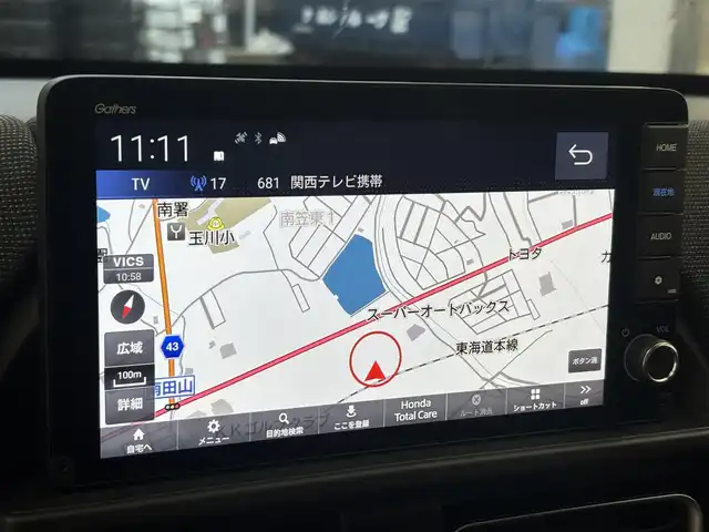 ホンダ フリード ハイブリット e:HEV AIR EX 滋賀県 2025(令7)年 0.1千km クリスタルブラックパール 純正9インチナビ/　Bluetooth/CarPlay/AndroidAuto/フルセグ/追従クルーズコントロール/両側パワースライドドア/コーナーセンサー/ブラインドスポットモニター/シートヒーター/オートハイビーム/プッシュスタート/スペアキー
