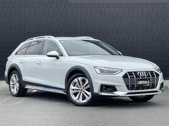 アウディ Ａ４ オールロードクワトロ 埼玉県 2021(令3)年 3万km 白 黒革シート 純正ナビ フルセグTV /ACC apple car play /アクティブレーンアシスト/ダウンヒルアシストコントロール /パキングアシスト /シートヒーター /ハンドルヒーター 全周囲カメラ /ワイヤレスチャージ /ドラレコ /ETC