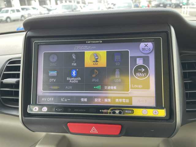 ホンダ Ｎ ＢＯＸ G Lパッケージ 石川県 2014(平26)年 6.8万km シルバー 社外メモリーナビ　フルセグＴＶ　パワースライドドア　スマートキー　プッシュスタート　電動ミラー　ベンチシート　スタッドレス積み込み