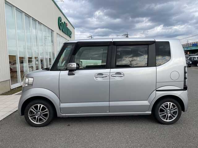 ホンダ Ｎ ＢＯＸ G Lパッケージ 石川県 2014(平26)年 6.8万km シルバー 社外メモリーナビ　フルセグＴＶ　パワースライドドア　スマートキー　プッシュスタート　電動ミラー　ベンチシート　スタッドレス積み込み