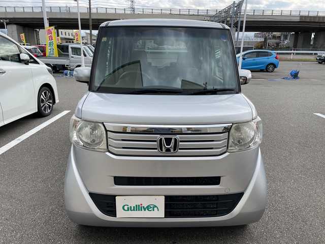 ホンダ Ｎ ＢＯＸ G Lパッケージ 石川県 2014(平26)年 6.8万km シルバー 社外メモリーナビ　フルセグＴＶ　パワースライドドア　スマートキー　プッシュスタート　電動ミラー　ベンチシート　スタッドレス積み込み