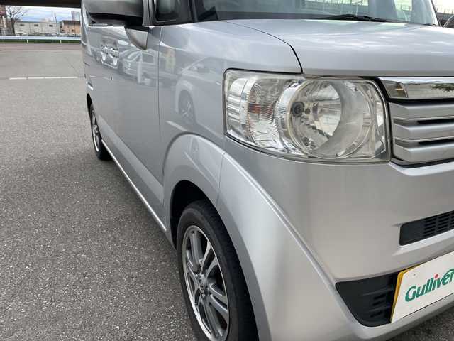 ホンダ Ｎ ＢＯＸ G Lパッケージ 石川県 2014(平26)年 6.8万km シルバー 社外メモリーナビ　フルセグＴＶ　パワースライドドア　スマートキー　プッシュスタート　電動ミラー　ベンチシート　スタッドレス積み込み