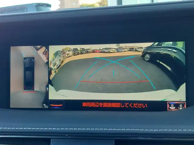 レクサス ＬＳ 500h Fスポーツ 東京都 2017(平29)年 5.4万km ホワイトノーヴァガラスフレーク サンルーフ/純正12.3インチワイドディスプレイ/パノラミックビューモニター/ヘッドアップディスプレイ/ビルトインETC2.0/ドライブレコーダー/AC100V/パドルシフト/パワーシート/シートヒーター/ベンチレーション/ステアリングヒーター/クリアランスソナー/Lexus Safety System ＋/・プリクラッシュセーフティ/・レーントレーシングアシスト/・オートマチックハイビーム/・レーダークルーズコントロール/・ブラインドスポットモニター