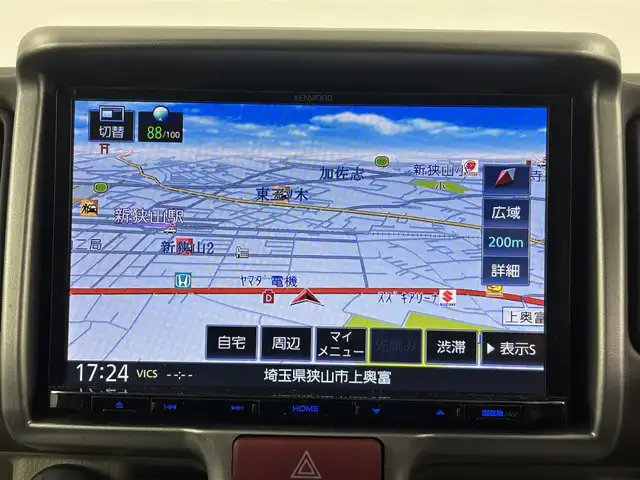 スズキ エブリィ ワゴン PZターボ スペシャル 埼玉県 2019(平31)年 4.7万km パールホワイト 社外ナビ(フルセグ/Bluetooth/AM/FM)/フリップダウンモニター/電動サイドステップ/レーダーブレーキサポート/両側パワースライドドア/ETC/ステアリングスイッチ/バックカメラ/純正フロアマット/純正アルミホイール/プッシュスタート/スマートキー