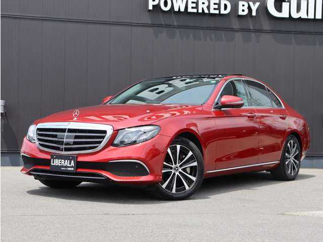 メルセデス・ベンツ Ｅ４５０ 4マチック エクスクルーシブ 長野県 2019(令1)年 2.2万km 赤 パノラマサンルーフ/黒革シート /純正ナビ/フルセグTV /360° カメラ/HUD /CarPlay /Burmester /マルチビームLED /パワーシート/全席ヒーター/ベンチレーション /パワーバックドア /エアサス /純正18AW