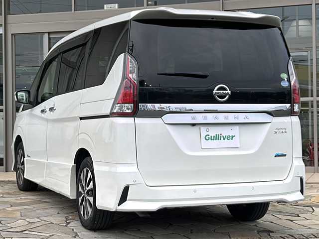 日産 セレナ ハイウェイスター プロパイロットED 静岡県 2017(平29)年 8.2万km ブリリアントホワイトパール 【主要装備】/プロパイロット　/アルパインナビ　/アルパイン後席フリップダウンモニター　/オートホールド　/両側パワースライドドア　/ステアリングスイッチ　/ドライブレコーダー　/アイドリングストップ　/スマートキー/プッシュスタート/純正16インチアルミホイール