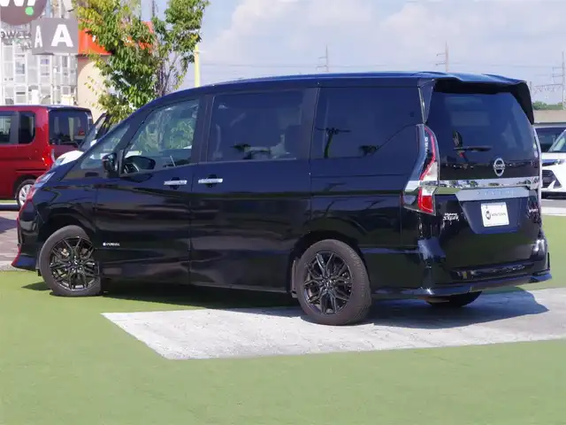 日産 セレナ e－パワー ハイウェイスター V 千葉県 2019(令1)年 6.3万km ダイヤモンドブラック エマージェンシーブレーキ/プロパイロット/インテリジェントクルーズコントロール/両側パワースライドドア/9インチ純正SDナビ/地デジTV/【BD/DVD/CD再生機能　Bluetooth接続】/アラウンドビューモニター/ドライブレコーダー/革巻きステアリング/ステアリングスイッチ/ETC/LEDヘッドライト/ウインカーミラー/コーナーセンサー/社外17インチアルミホイル/サイド/カーテンエアバッグ/インテリジェントキー