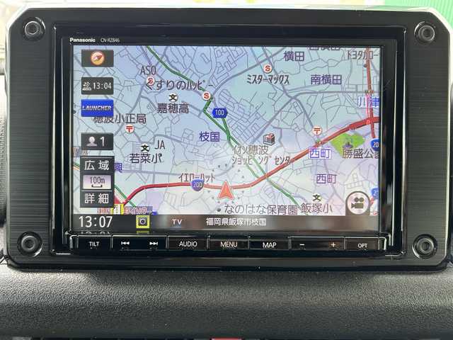 スズキ ジムニー XC 福岡県 2018(平30)年 1.4万km ジャングルグリーン ワンオーナー/4WD/軽量衝撃吸収ボディー/プリクラッシュセーフティ/デュアルセンサーブレーキ/横滑り防止装置/レーンキープアシスト/Panasonic8インチナビ/（BLUETOOTH/フルセグ/CD/DVD)/バックカメラ/クルーズコントロール/LEDライト/オートライト/シートヒーター/純正16インチAW/スマートキー/ドライブレコーダー/ETC/保証書/取扱説明書