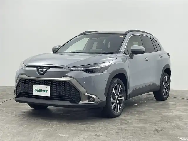 トヨタ カローラ クロス ハイブリッド Z 群馬県 2025(令7)年 0.1千km ガンＭ 登録済未使用車　純正ナビ　全方位　アダプティブクルーズコントロール　レーンアシスト　シートヒーター　純正ドラレコ　オートマチックハイビーム　障害物センサー　電動リアゲート　パワーシート　スマートキー