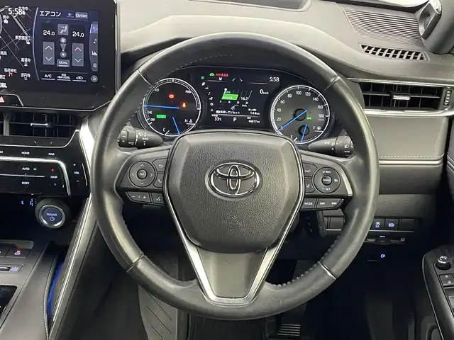 トヨタ ハリアー ハイブリッド Z 埼玉県 2020(令2)年 4.6万km プレシャスブラックパール メーカーナビ　バックカメラ　ＢＳＭ　ＨＵＤ　ＪＢＬサウンド　セーフティセンス　レーダークルーズコントロール　ビルトインＥＴＣ２．０　デジタルインナーミラー　ステアリングヒーター　ＡＣ１００Ｖ　ＬＥＤ