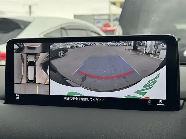 マツダ ＣＸ－８ XD スポーツアピアランス 滋賀県 2024(令6)年 3.7万km ジェットブラックマイカ レザーシート/純正12.25ナビ/・Bluetooth/USB/フルセグ/全方位カメラ/シートヒーター/シートベンチレーション/パワーシート/パワーリアゲート/電子パーキング/純正19AW/社外デジタルインナーミラー/LEDヘッドライト/ステアリングヒーター/純正ETC
