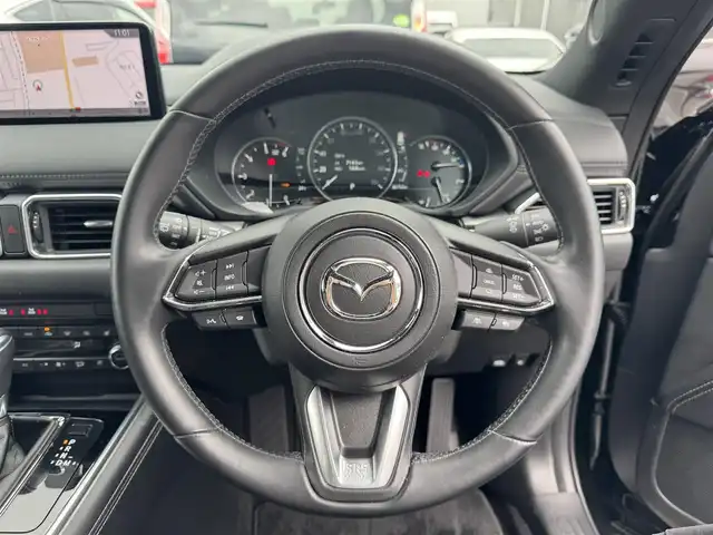 マツダ ＣＸ－８ XD スポーツアピアランス 滋賀県 2024(令6)年 3.7万km ジェットブラックマイカ レザーシート/純正12.25ナビ/・Bluetooth/USB/フルセグ/全方位カメラ/シートヒーター/シートベンチレーション/パワーシート/パワーリアゲート/電子パーキング/純正19AW/社外デジタルインナーミラー/LEDヘッドライト/ステアリングヒーター/純正ETC